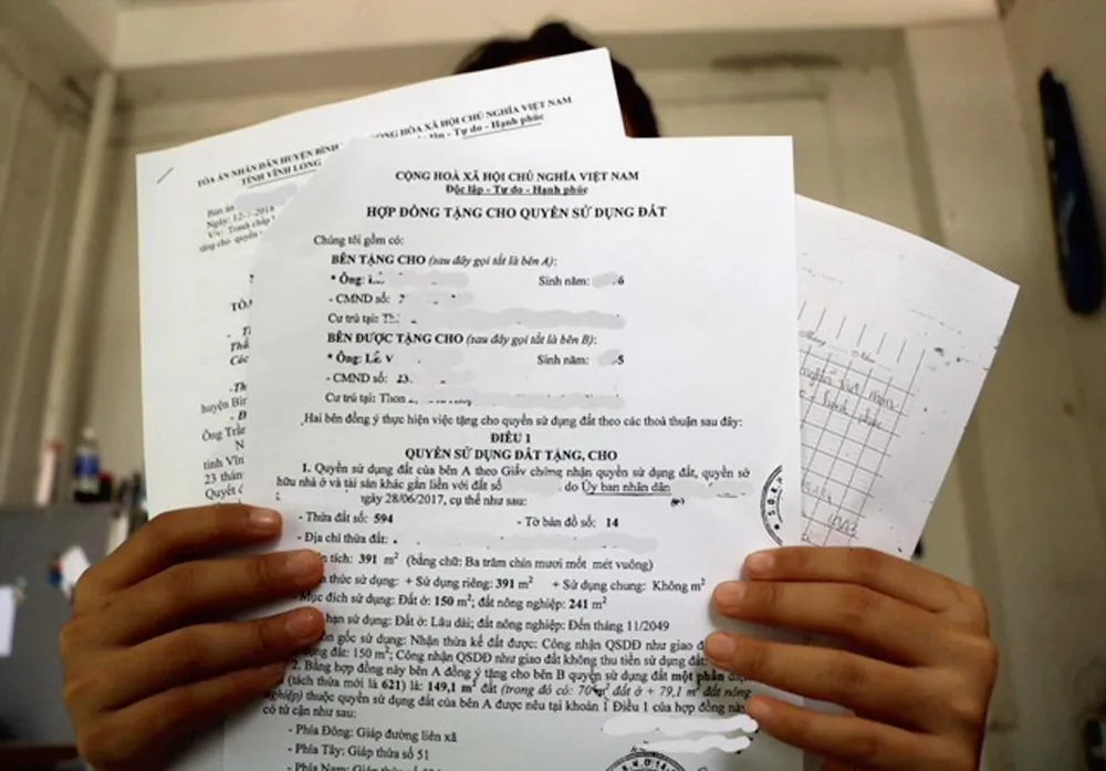 Tặng cho tài sản, đòi lại được không? ảnh 1