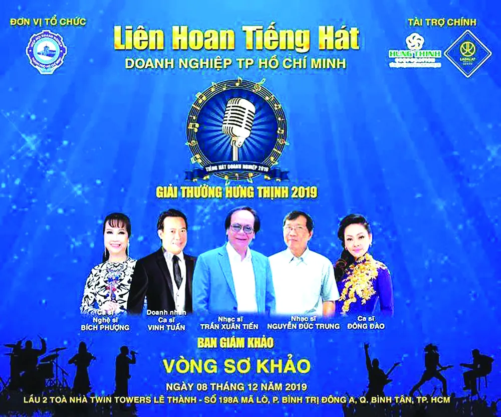Liên hoan Tiếng hát Doanh nghiệp TPHCM năm 2019