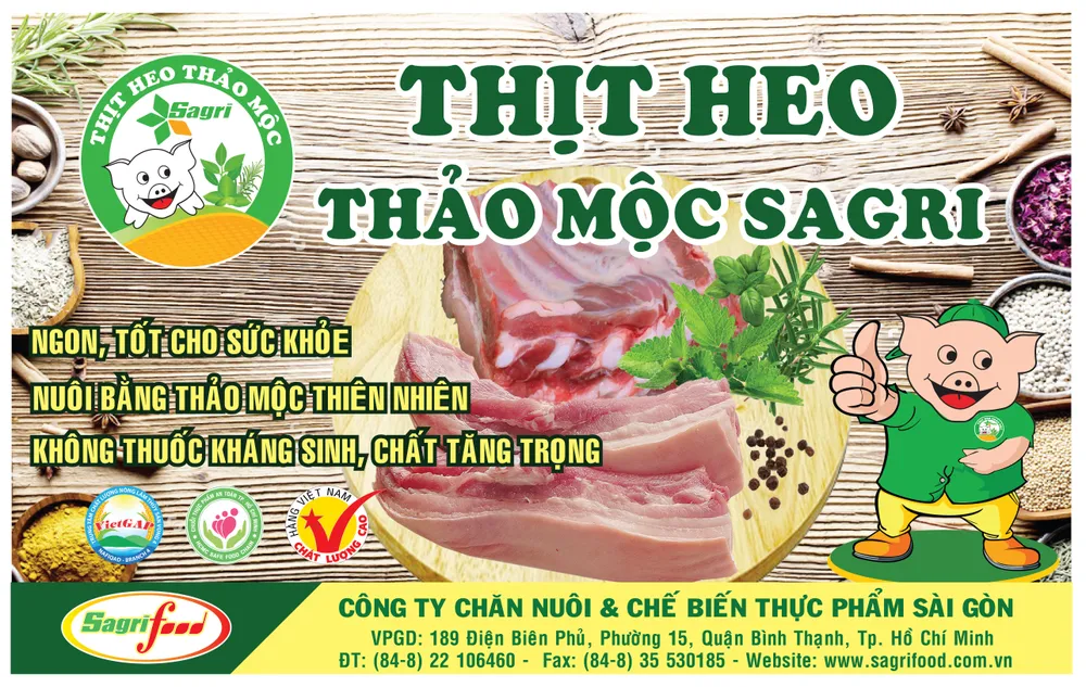 Sử dụng thịt heo thảo mộc Sagri để bảo vệ sức khỏe gia đình bạn ảnh 1