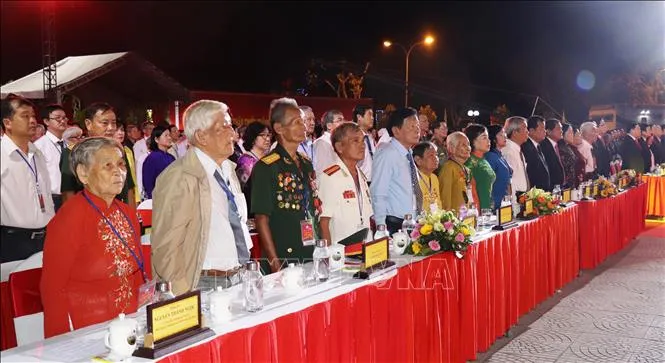 Các đại biểu dự lễ kỷ niệm. Ảnh: TTXVN