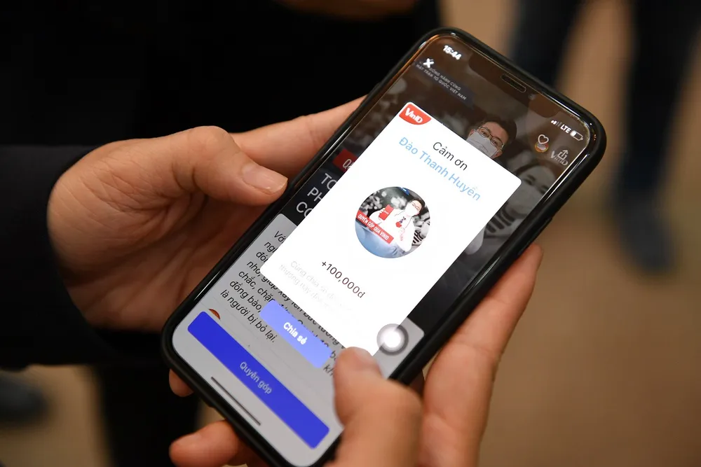 Từ nay, người dân có thể dễ dàng quyên góp phòng chống dịch Covid-19 qua VinID