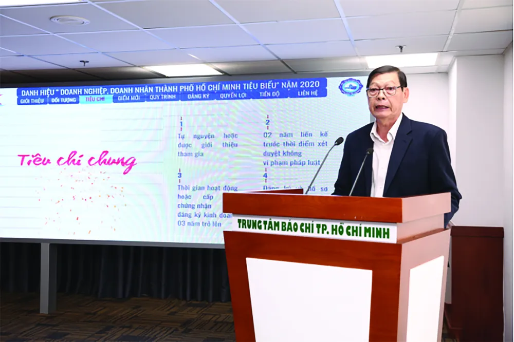 Cuộc bình chọn “Doanh nghiệp - Doanh nhân TPHCM tiêu biểu” năm 2020