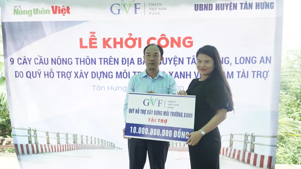 Khởi công xây dựng 9 cây cầu giao thông nông thôn tại huyện biên giới Tân Hưng, Long An ảnh 2