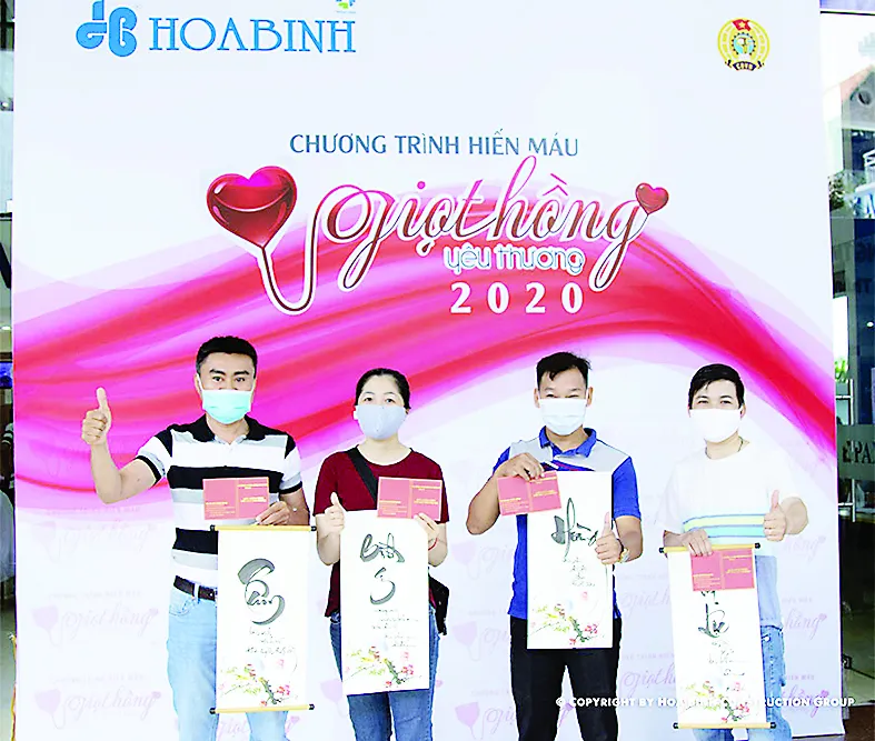 Giọt hồng yêu thương 2020 - lần 2 thu được 123 đơn vị máu ảnh 1