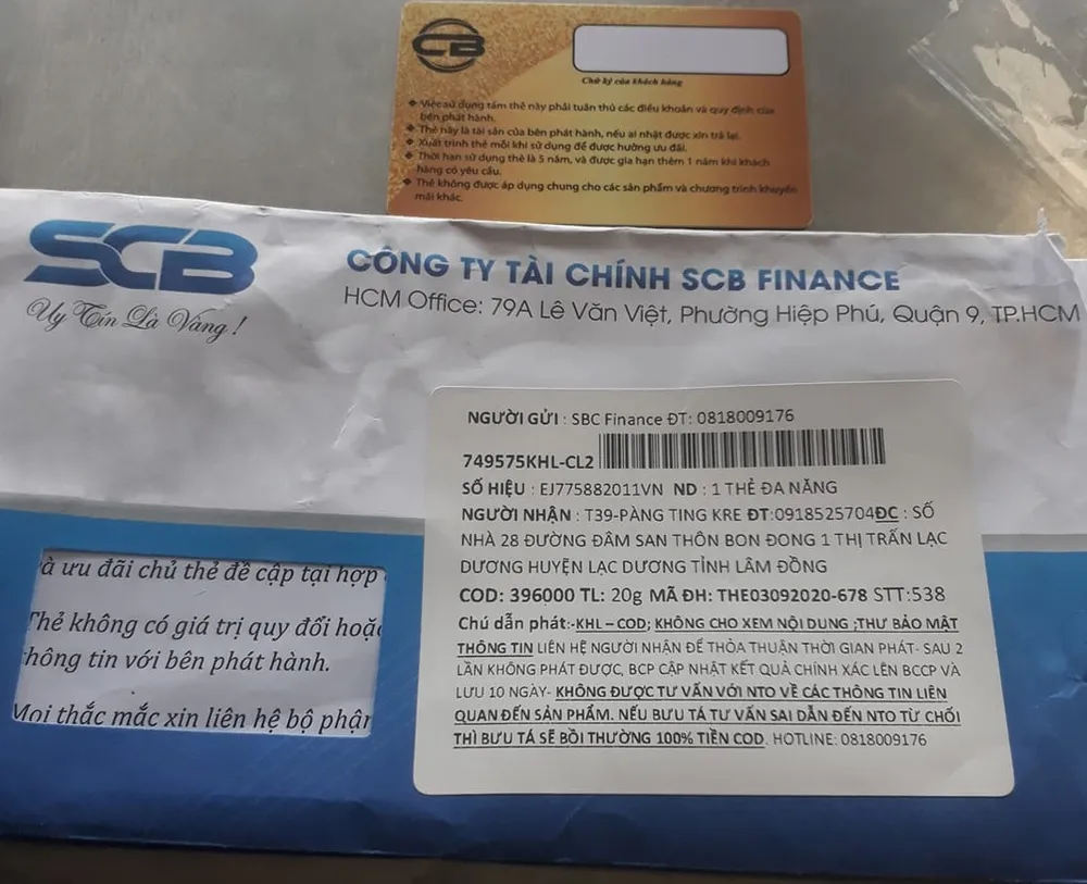 SCB cảnh báo thủ đoạn mạo danh nhân viên ngân hàng để lừa đảo mở thẻ tín dụng giả ảnh 1