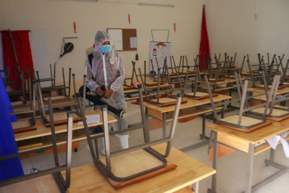 Cẩn trọng ngày đầu trở lại trường ảnh 1