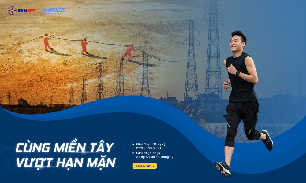 Khởi động Giải chạy ảo “Cùng miền Tây vượt hạn mặn”