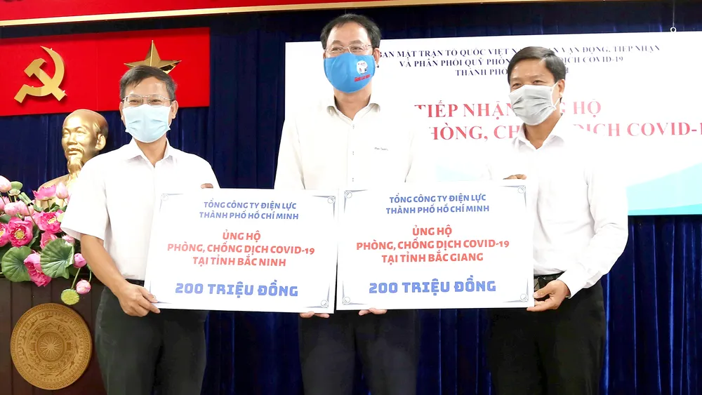 Ngành điện TPHCM ủng hộ 800 triệu đồng phòng chống dịch Covid-19