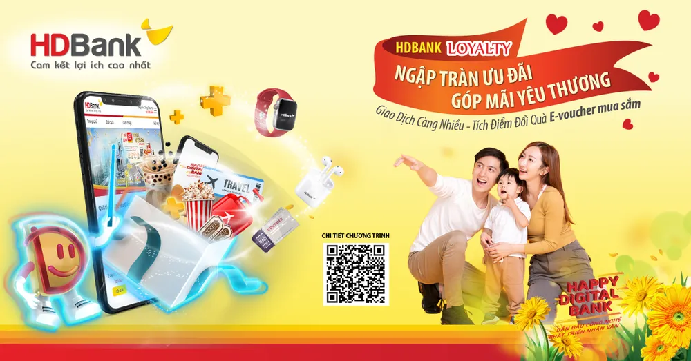 Giao dịch trực tuyến, tích điểm đổi quà hấp dẫn cùng HDBank Loyalty ảnh 1