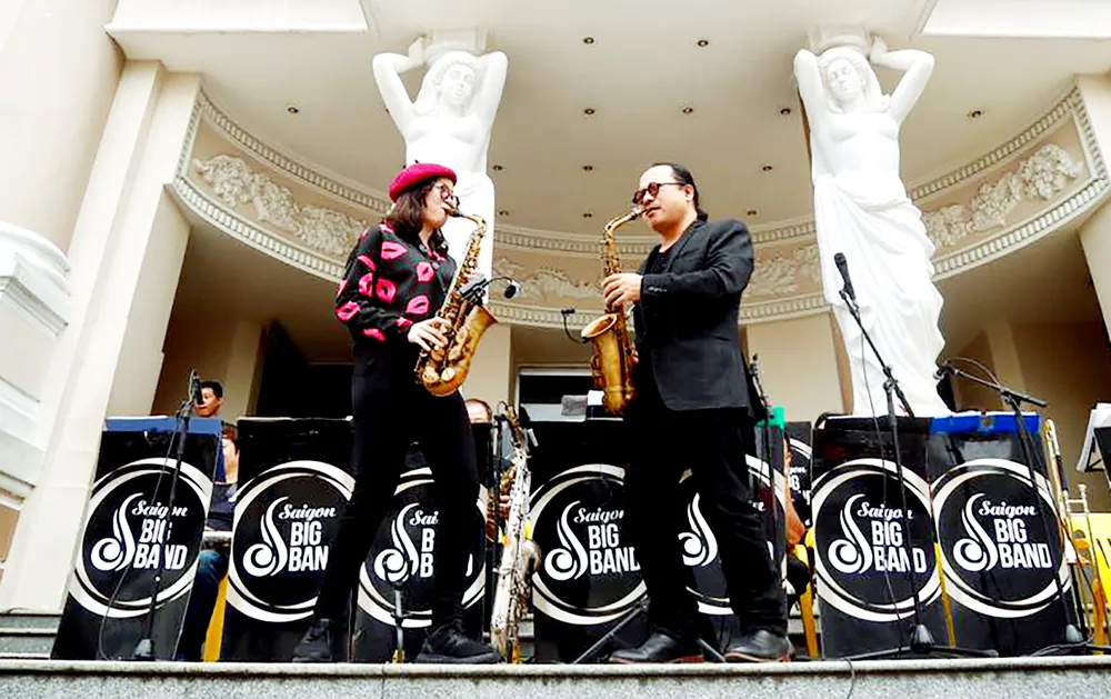 An Trần và đam mê saxophone ảnh 1
