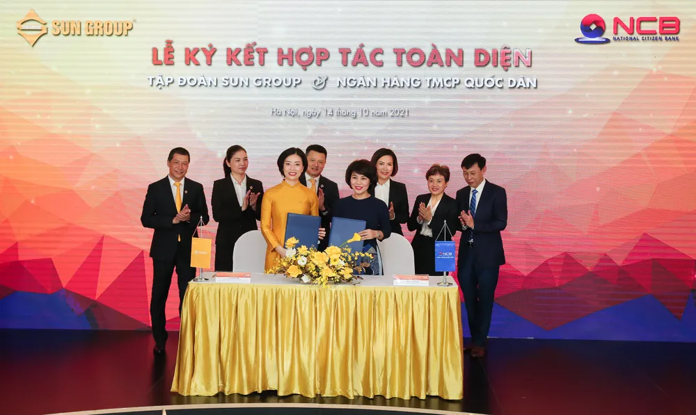 Tập đoàn Sun Group và Ngân hàng TMCP Quốc dân (NCB) ký kết thỏa thuận hợp tác toàn diện