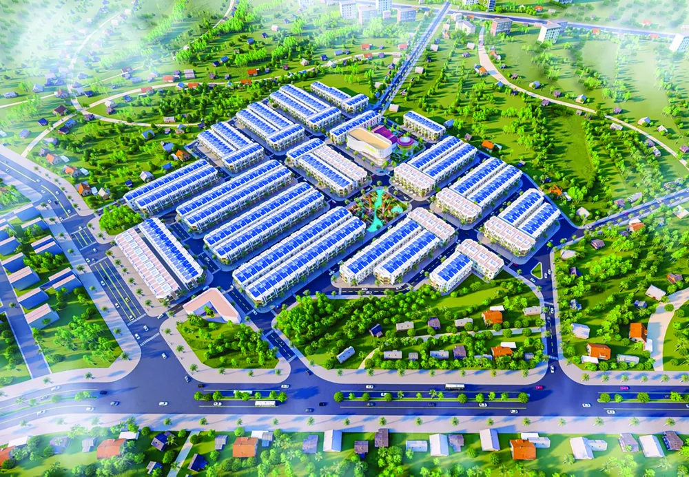 Phối cảnh dự án khu dân cư Long Hội Central Point