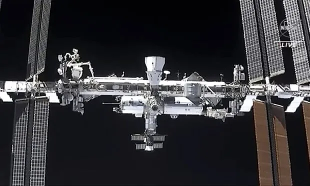 Trạm Vũ trụ quốc tế. Ảnh: AP