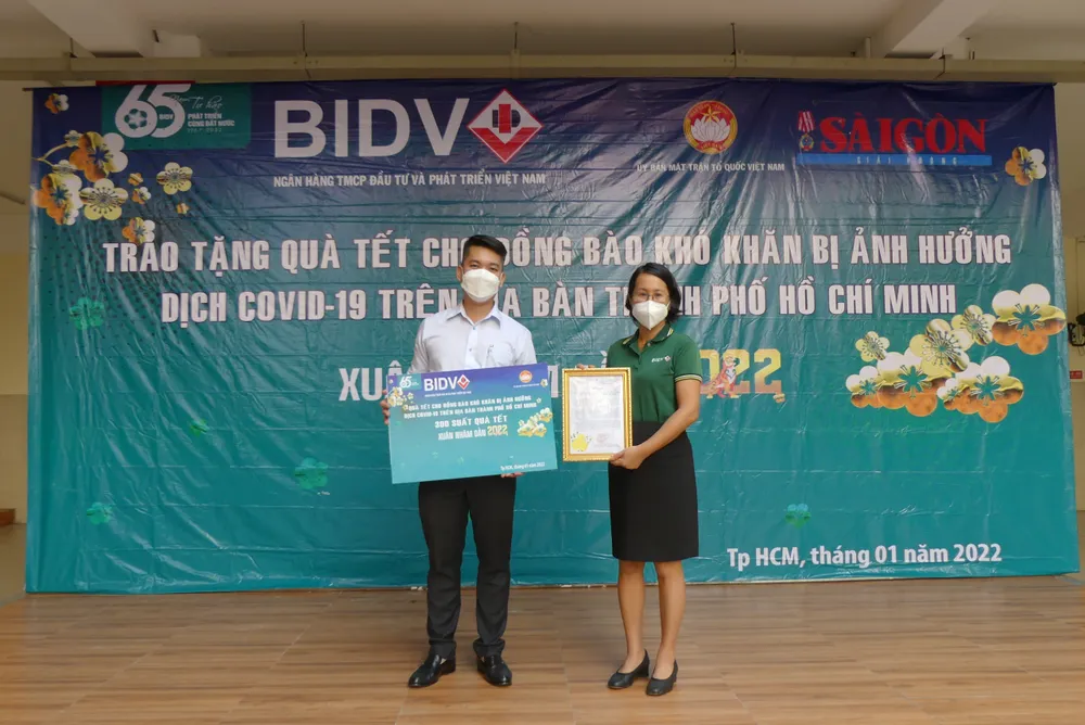 BIDV tặng 150 triệu đồng chăm lo tết cho bệnh nhân ung thư tại TPHCM ảnh 3