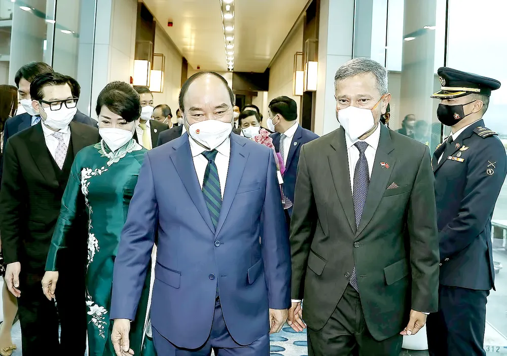 Chủ tịch nước Nguyễn Xuân Phúc thăm chính thức Singapore: Tạo cơ hội mở rộng nhiều lĩnh vực hợp tác ảnh 1