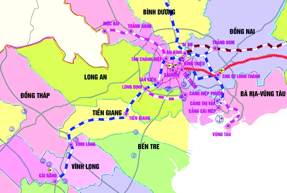 Hơn 7 tỷ USD làm đường sắt TPHCM - Cần Thơ