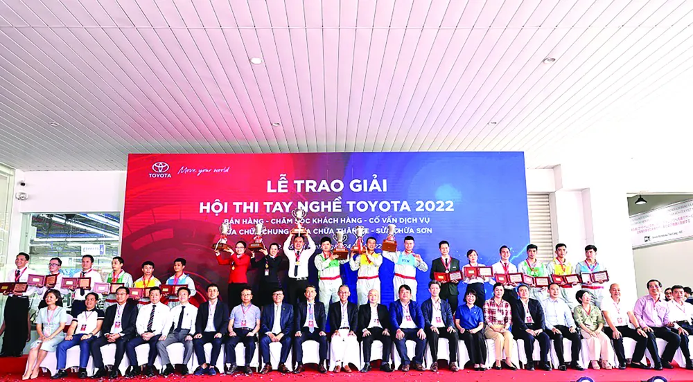 Toyota Việt Nam tổ chức Hội thi tay nghề Toyota 2022 cho tuyến đầu đại lý trên toàn quốc ảnh 1