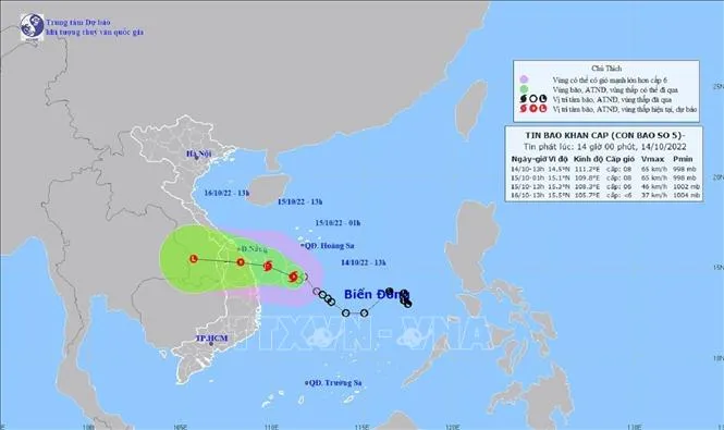 Áp thấp nhiệt đới mạnh lên thành bão Sonca