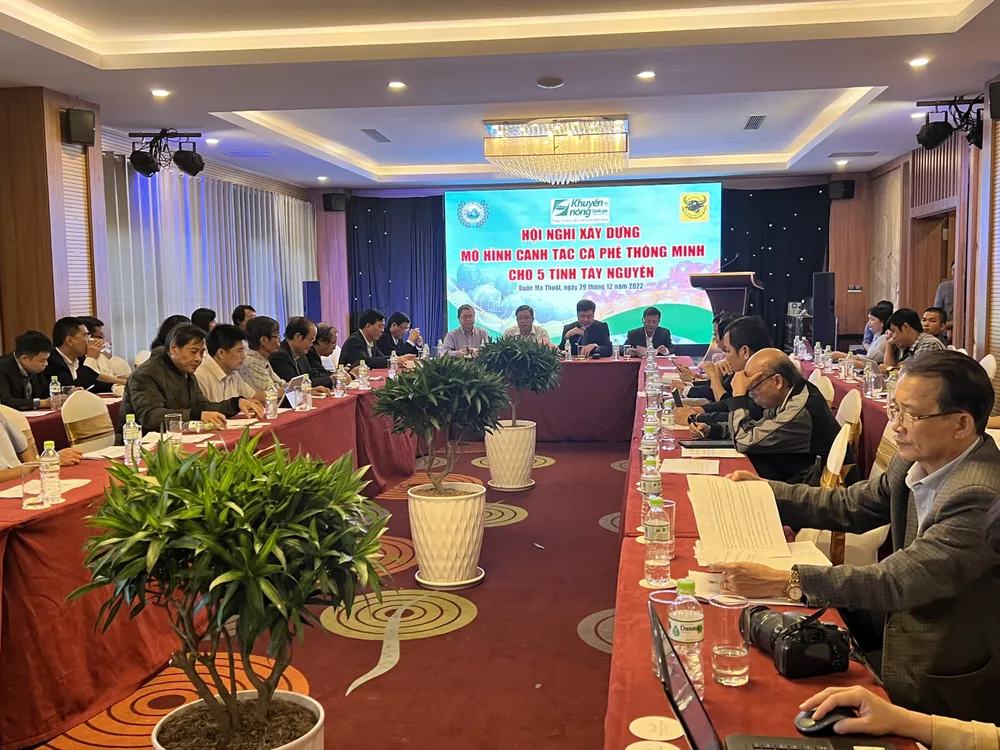 Hội nghị về xây dựng mô hình “canh tác cà phê thông minh” cho 5 tỉnh Tây Nguyên