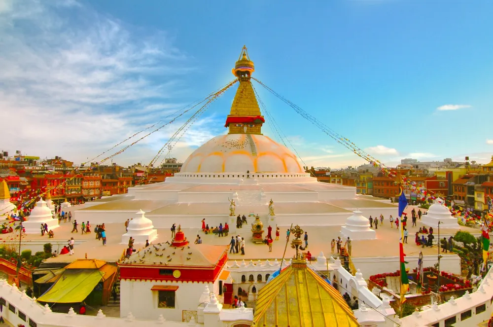 Bảo tháp Boudhanath, nơi chứa xá lợi Đức Phật