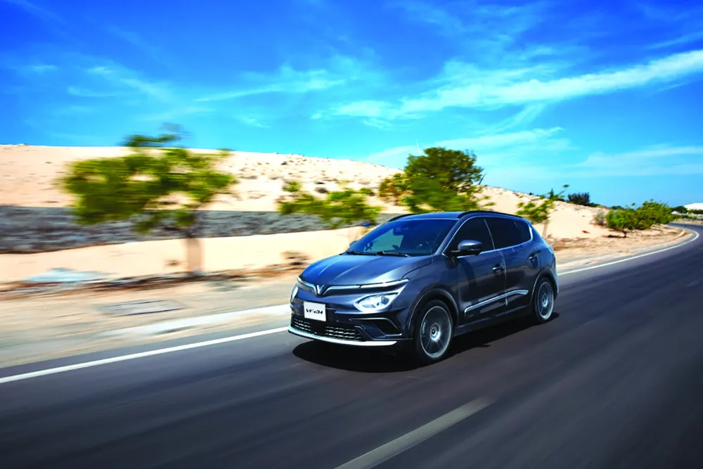 VinFast VF e34 là mẫu ô tô điện thông minh đầu tiên của Việt Nam