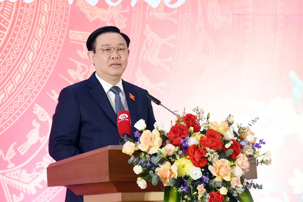 Chủ tịch Quốc hội phát biểu tại buổi gặp mặt Chủ tịch Quốc hội phát biểu tại buổi gặp mặt