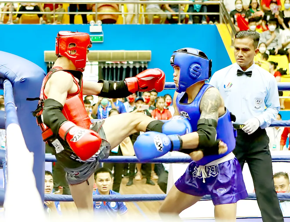 Môn Muay Thái bị loại khỏi chương trình thi đấu của SEA Games 32. Ảnh: P.MINH