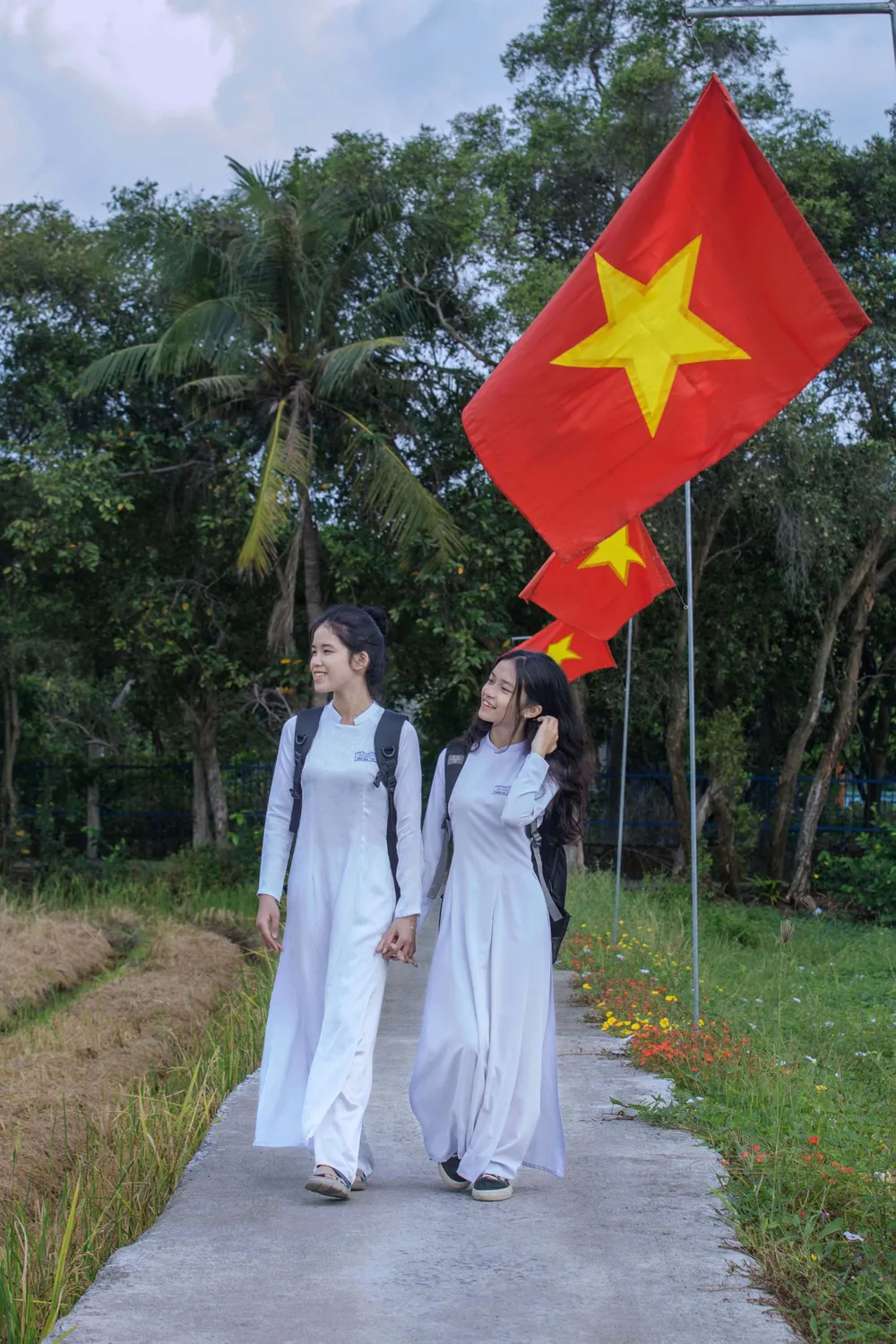 Mùa xuân thanh bình - Hình chụp ngày 13-1-2023, ở huyện Bình Chánh, TPHCM