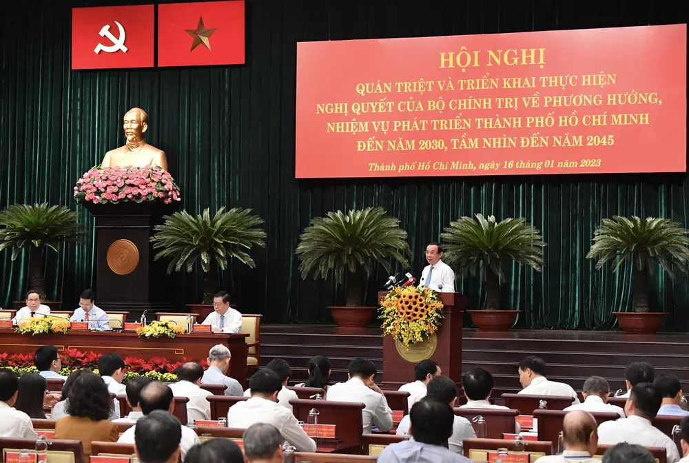 Hội nghị quán triệt triển khai thực hiện Nghị quyết 31 của Bộ Chính trị tại TPHCM