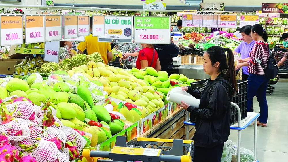 Nông sản nội địa chất lượng cao bán ở nhiều siêu thị và được xuất khẩu sang thị trường châu Âu. Ảnh: HOÀNG HÙNG