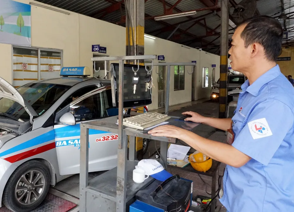 Tình trạng ùn tắc tại các trung tâm đăng kiểm đã giảm