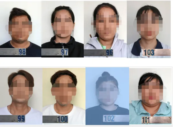 Các bị can bị đề nghị truy tố. Ảnh: CAĐN