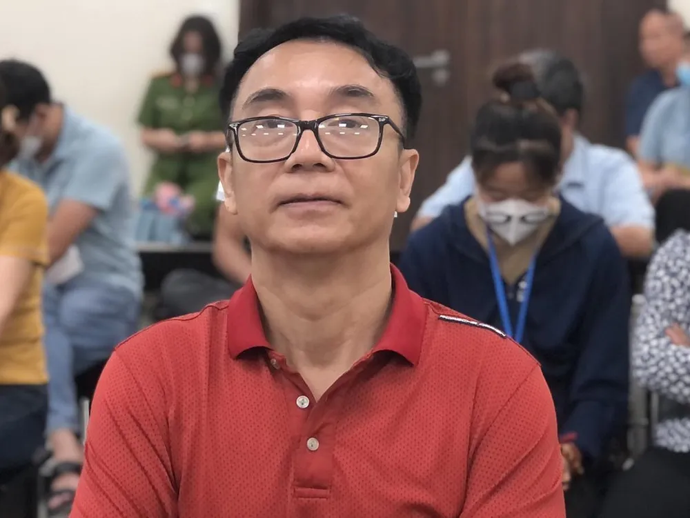 Bị cáo Trần Hùng tại phiên tòa