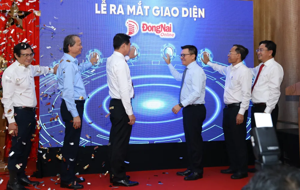 Lễ ra mắt giao diện Báo Đồng Nai điện tử