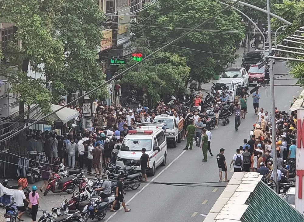 Hiện trường vụ án giết cô gái bán quần áo ở tỉnh Bắc Ninh