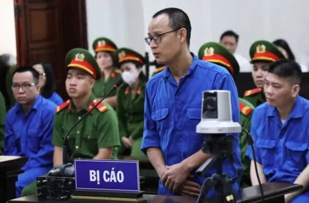 Bị cáo Đỗ Văn Sơn tại phiên tòa