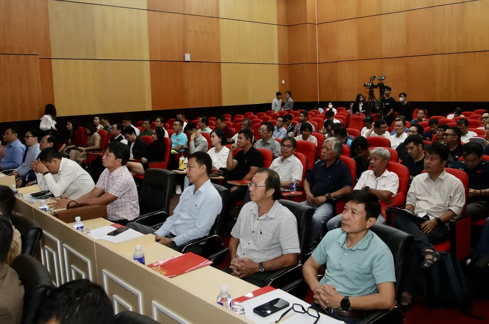 Các đại biểu tham gia buổi họp báo. Ảnh: DŨNG PHƯƠNG