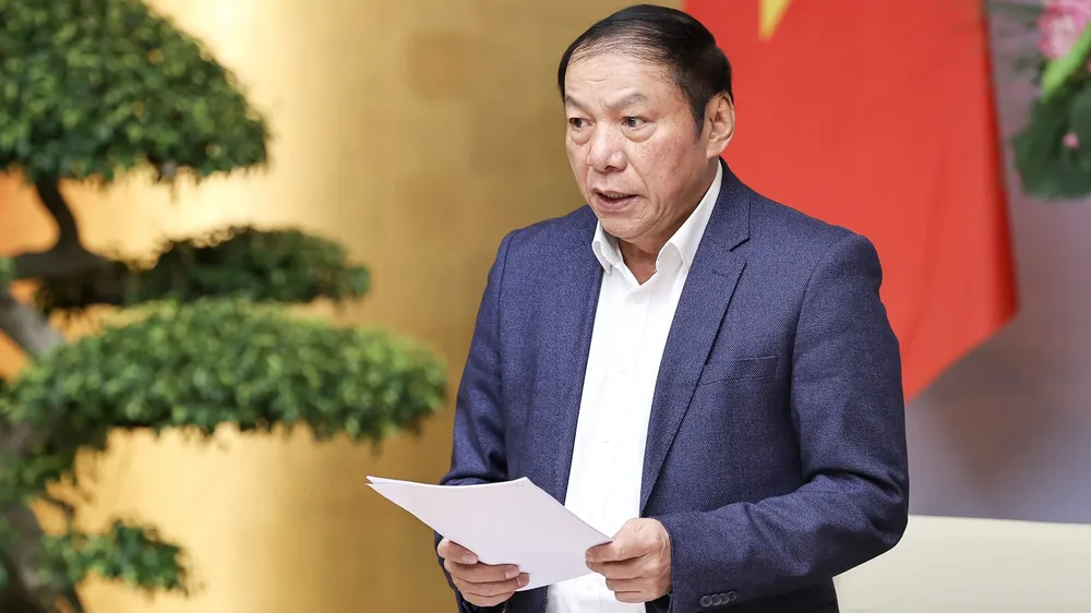 Bộ trưởng Bộ VH-TT-DL Nguyễn Văn Hùng. Ảnh: VIẾT CHUNG