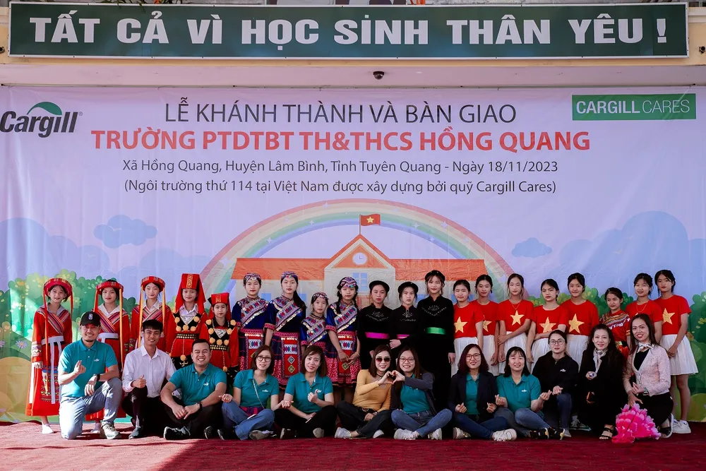 Lễ khánh thành và bàn giao điểm trường Cargill Cares thứ 114, tại tỉnh Tuyên Quang Lễ khánh thành và bàn giao điểm trường Cargill Cares thứ 114, tại tỉnh Tuyên Quang