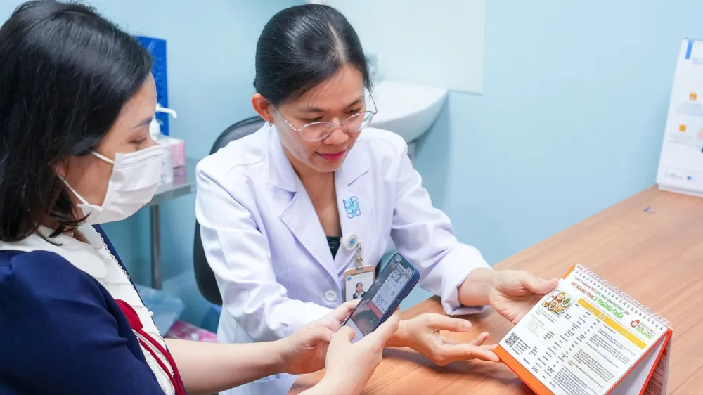 ThS.BS Nguyễn Thị Tố Thư giới thiệu phần mềm cho thai phụ