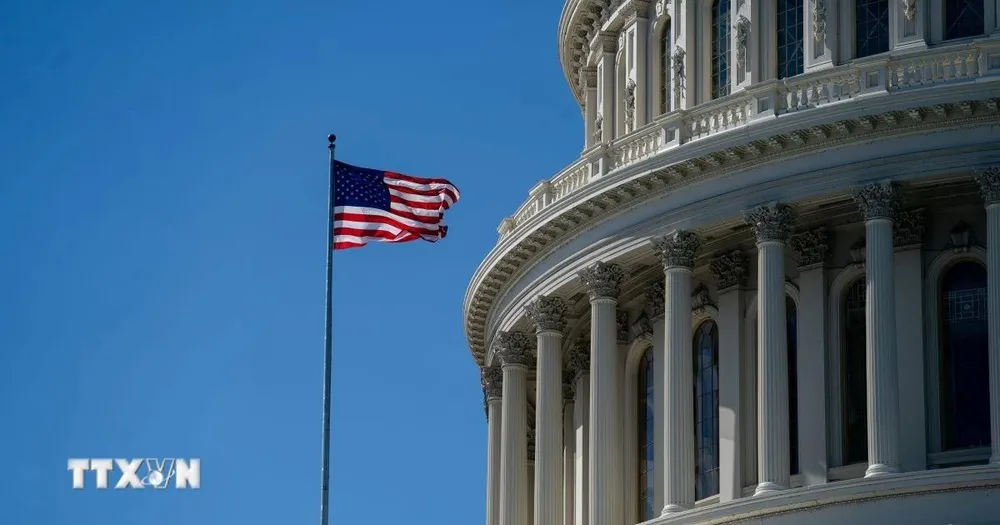 Tòa nhà Quốc hội Mỹ tại Washington, D.C. Ảnh: THX/TTXVN