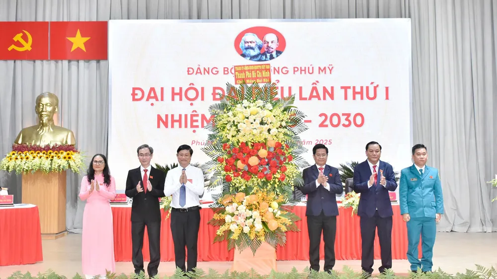 Đại hội đại biểu Đảng bộ phường Phú Mỹ lần thứ I, nhiệm kỳ 2025 - 2030