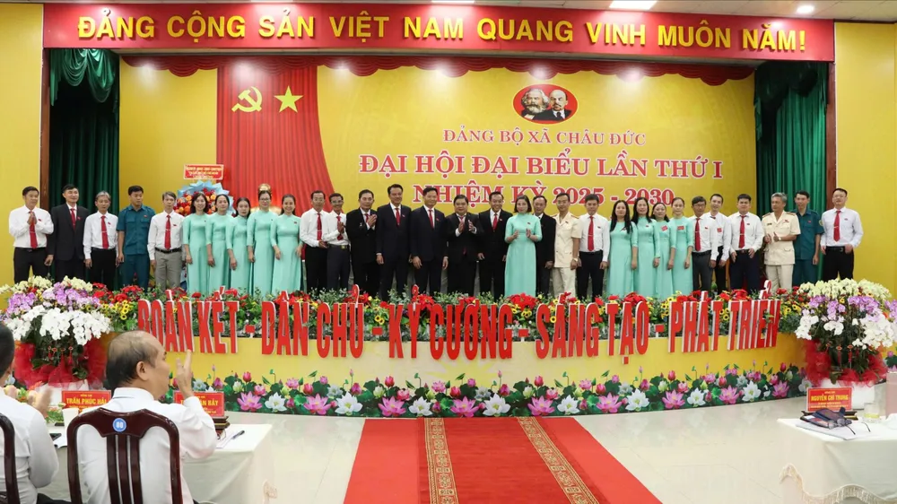 Đại hội đại biểu Đảng bộ xã Châu Đức lần thứ I, nhiệm kỳ 2025-2030