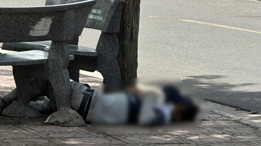 Hiện trường vụ người đàn ông tử vong bất thường. Ảnh: K.N