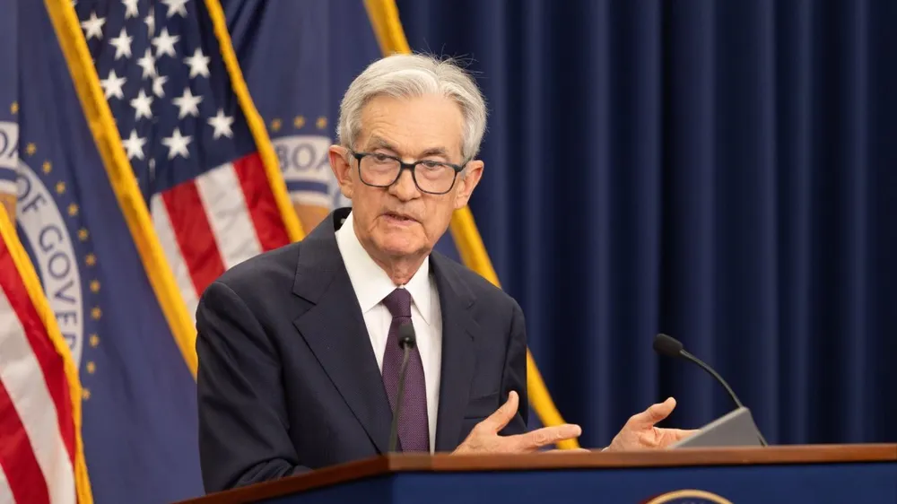 Chủ tịch Cục Dự trữ liên bang Mỹ (Fed) Jerome Powell. Ảnh: THX/TTXVN