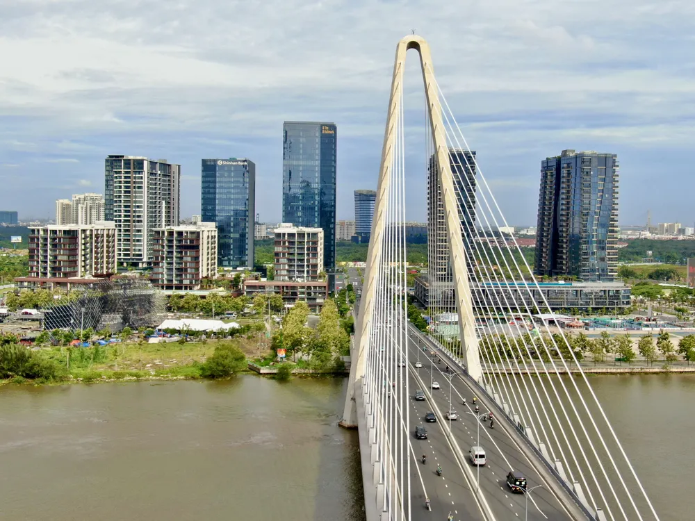 Khu vực Thủ Thiêm, phường An Khánh được quy hoạch trở thành Trung tâm Tài chính quốc tế của TPHCM. Ảnh: Hoàng Hùng