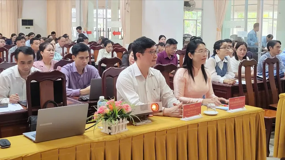 Quang cảnh lớp Bồi dưỡng nghiệp vụ