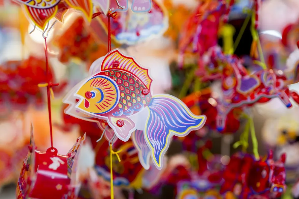 Lồng đèn Trung thu năm 2025. Ảnh: DŨNG PHƯƠNG