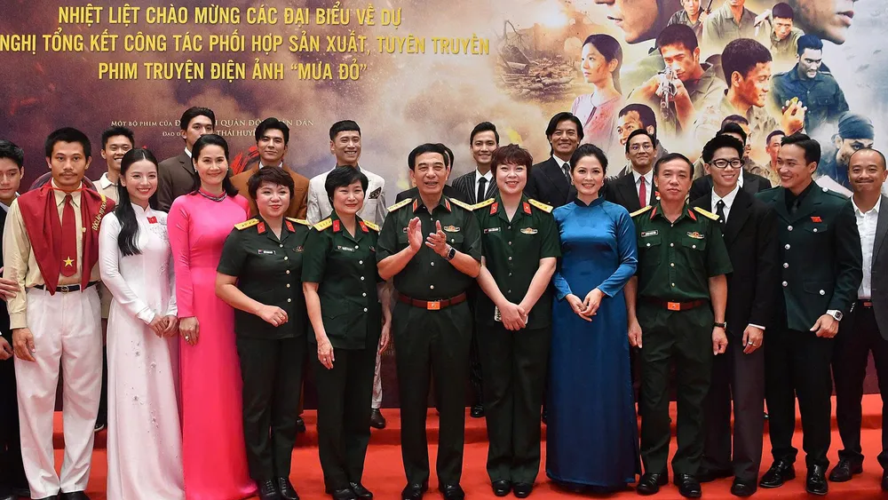 Hội nghị tổng kết công tác sản xuất, tuyên truyền phim truyện điện ảnh “Mưa đỏ”