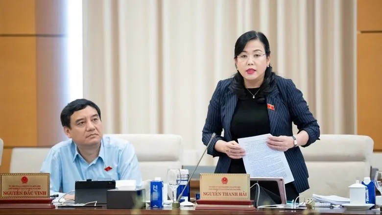 Chủ nhiệm Ủy ban Công tác đại biểu Nguyễn Thanh Hải phát biểu tại phiên họp 